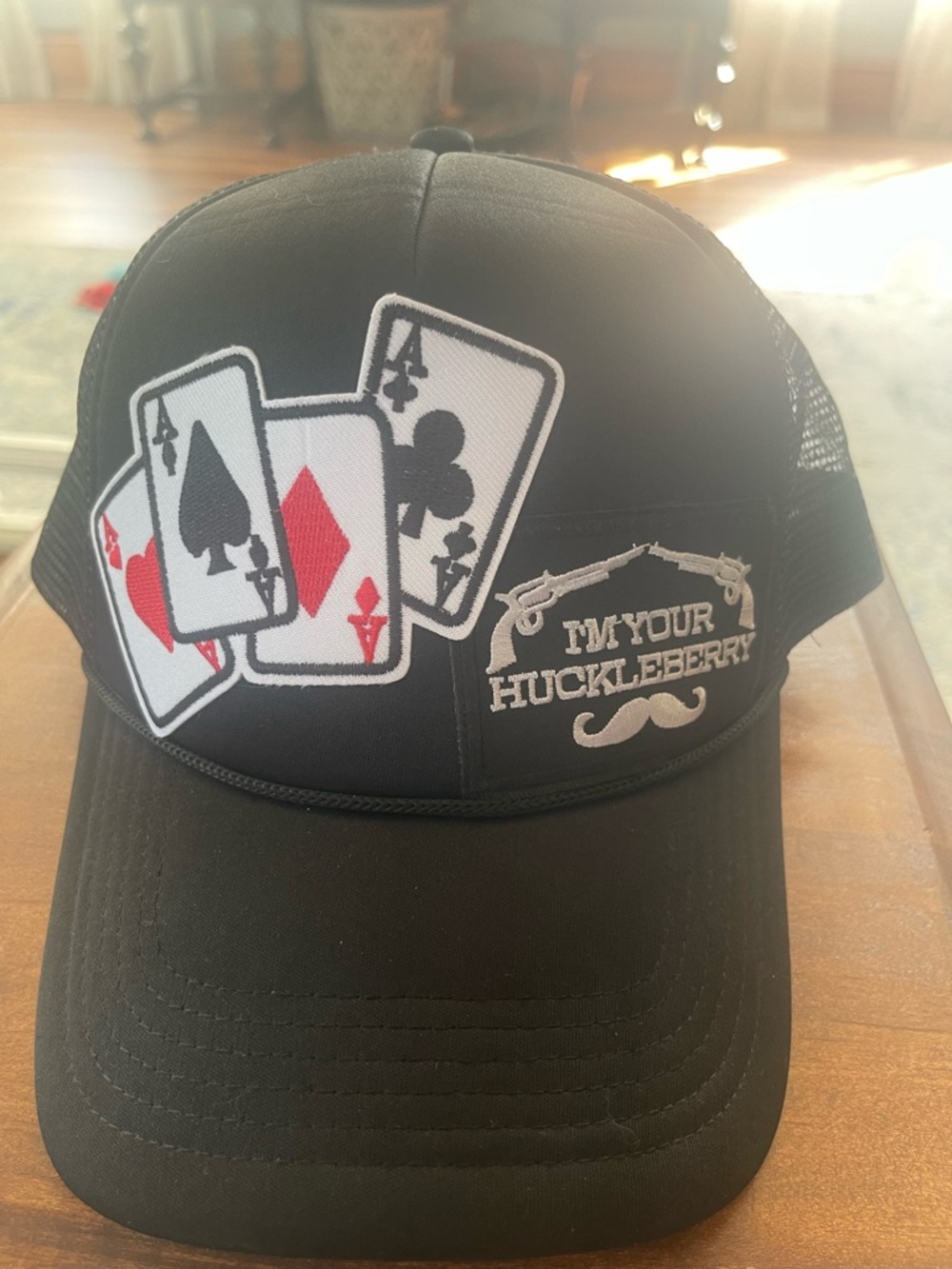Black Custom Made Trucker Hat